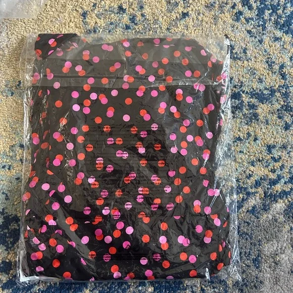 Topshop spot jacquard wrap dress in multi Size 4 - Picture 7 of 7